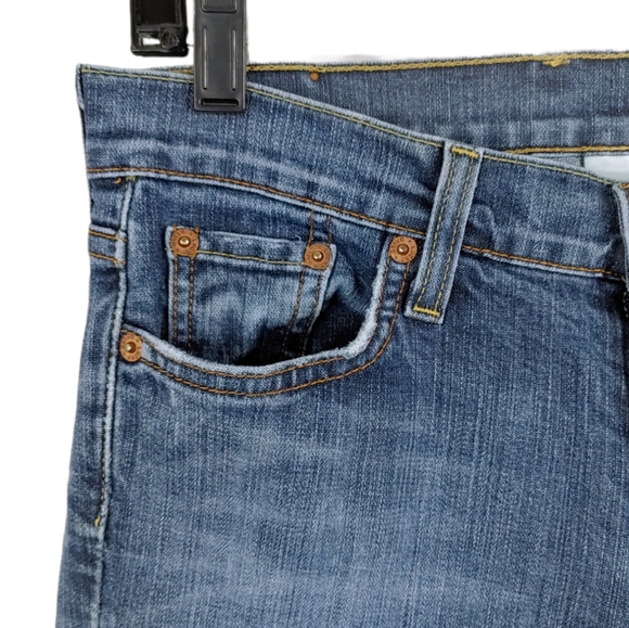 Luck Brand Low Rise Medium Wash Straight Leg Jeans - Picture 4 of 8